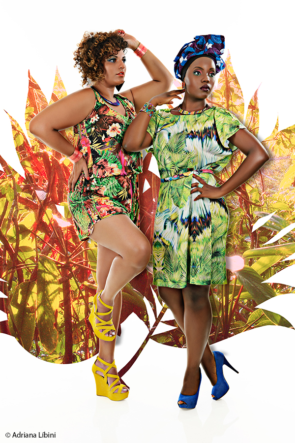 Tropical Paradise Editorial de Moda Plus Size - Verão 2015 - 1