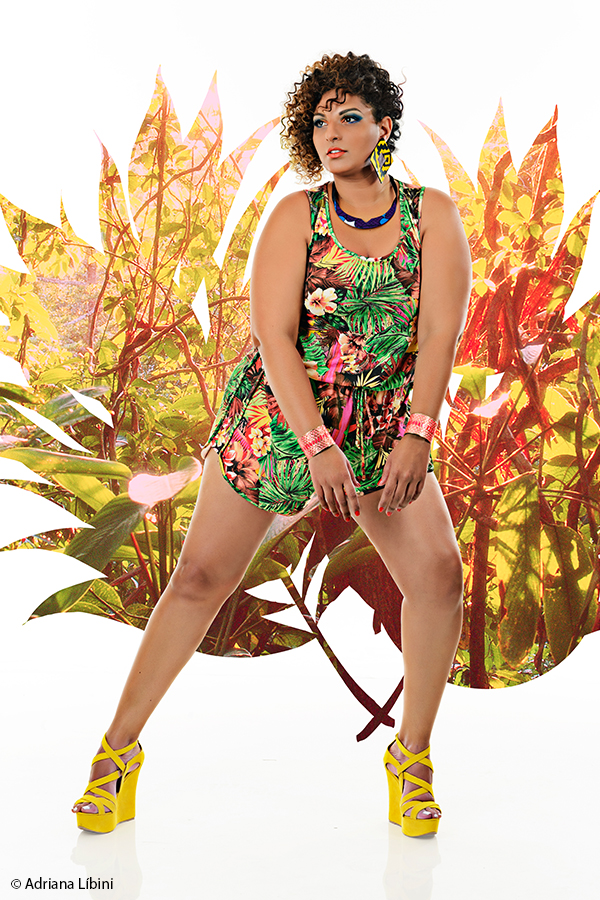 Tropical Paradise Editorial de Moda Plus Size - Verão 2015 - 3