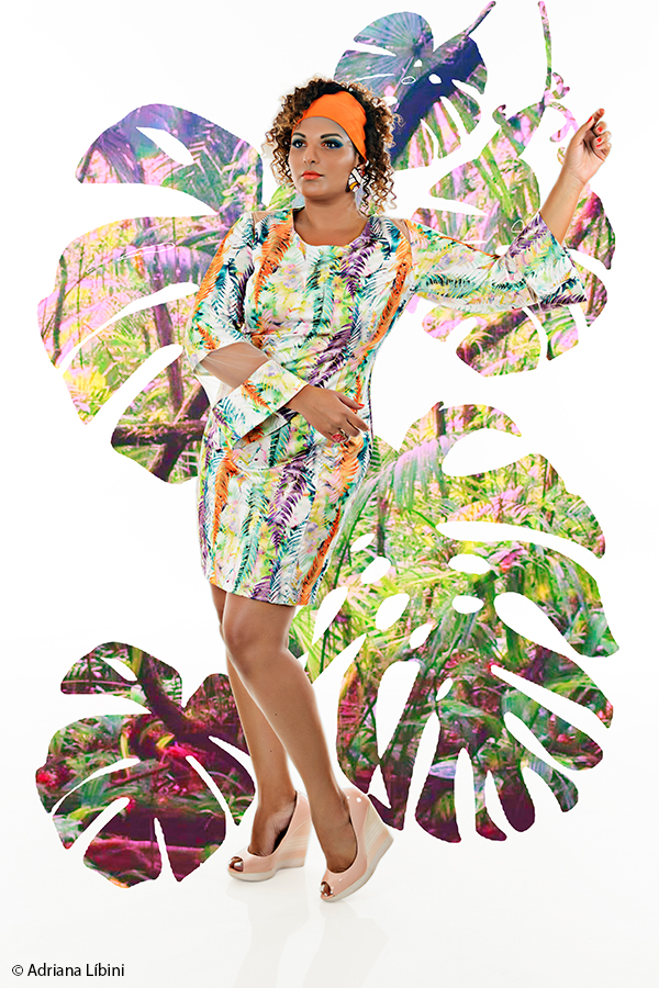 Tropical Paradise Editorial de Moda Plus Size - Verão 2015 - 5