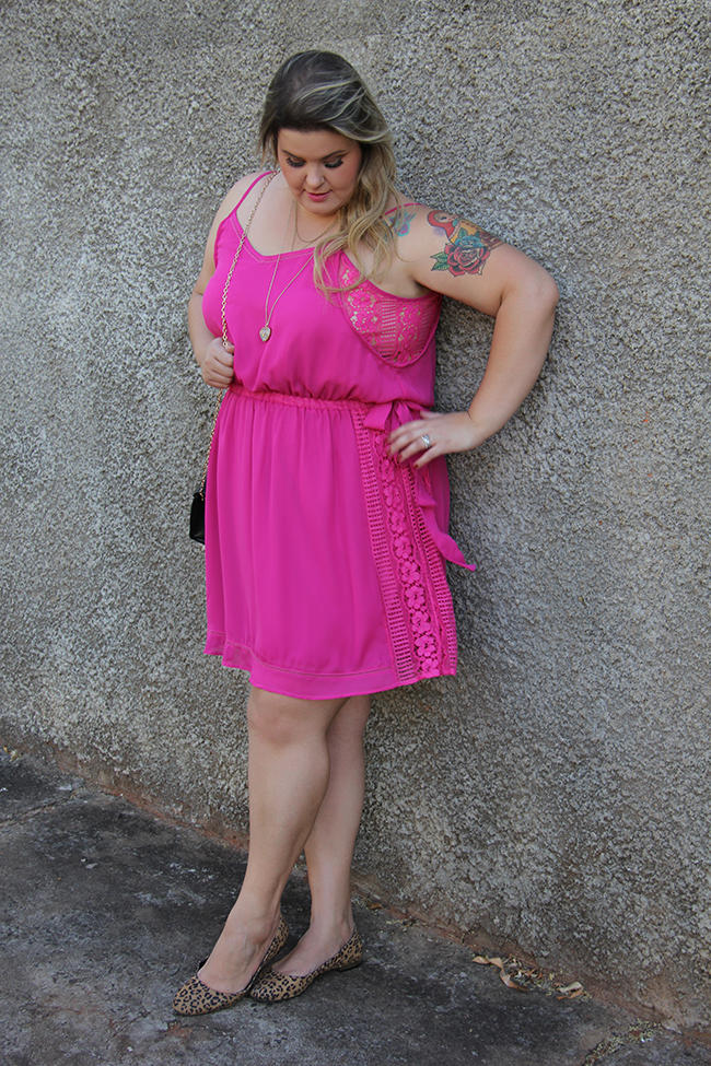 vestido plus size rosa 11 - grandes mulheres