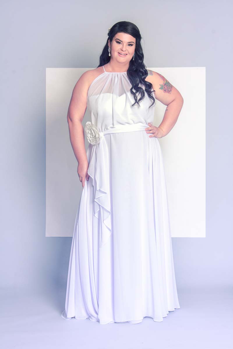 Vestidos de noiva plus size: blogueira Paula Bastos e estilista Arthur Caliman assinam coleção bridal em parceria 