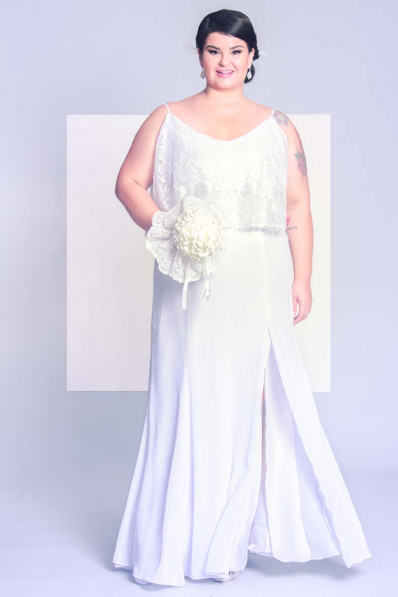 Vestidos de noiva plus size: blogueira Paula Bastos e estilista Arthur Caliman assinam coleção bridal em parceria 
