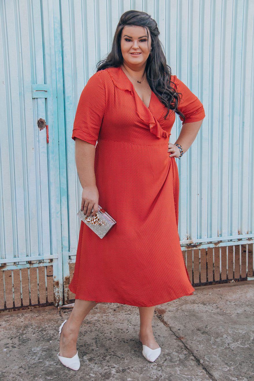 Vestido Envelope Plus Size Da Shein Grandes Mulheres